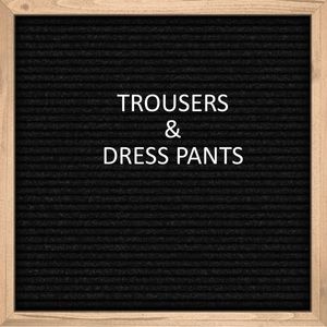 Trousers & Dresspants